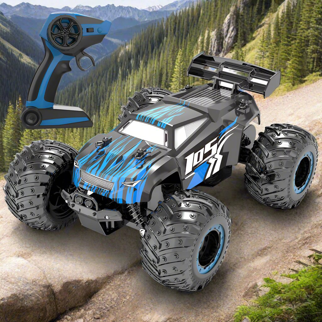 Jeep & Gost Monster Truck, 1:16 large wheel amphibious climbing, Four-Wheel Drive Off-road Remote Control Car, Children's & Elders RC toy Stunt Cars