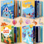 Montessori Busy Book kids, 4 Pack DIY Quiet Book for Toddlers, Kids to Develop Learning Skills, Preschool Learning Activities Learning & Education Toys - Toyigo