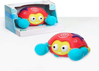 Push ?n? Go Crab, Physical Development Toys for Babies, Sensory Stimulation Toys for Infants, Baby Crab Toy, Kids Toys for Ages 06 Months - Toyigo