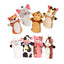 Animal Hand Puppets Set, (2 Sets, 8 Puppets Total), Zoo Friends and Farm Friends Collection