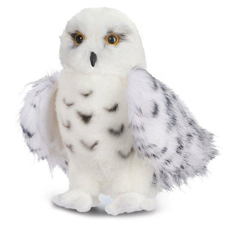 Cute White Snow Owl Plush Doll, Soft Cartoon Pillow for Kids