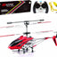 RC Helicopter, Cheerwing S107/S107G, Phantom 3CH 3.5 Channel Mini RC Helicopter, RC Helicopter with Gyro Crimson, Red - Toyigo