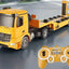 RC Truck, Detachable Flatbed Semi-Trailer Engineering Tractor Remote Control Low Loader Die-Cast Car Model Kids Electronics Hobby Toy with Sound and Light Effect Truck For kids - Toyigo