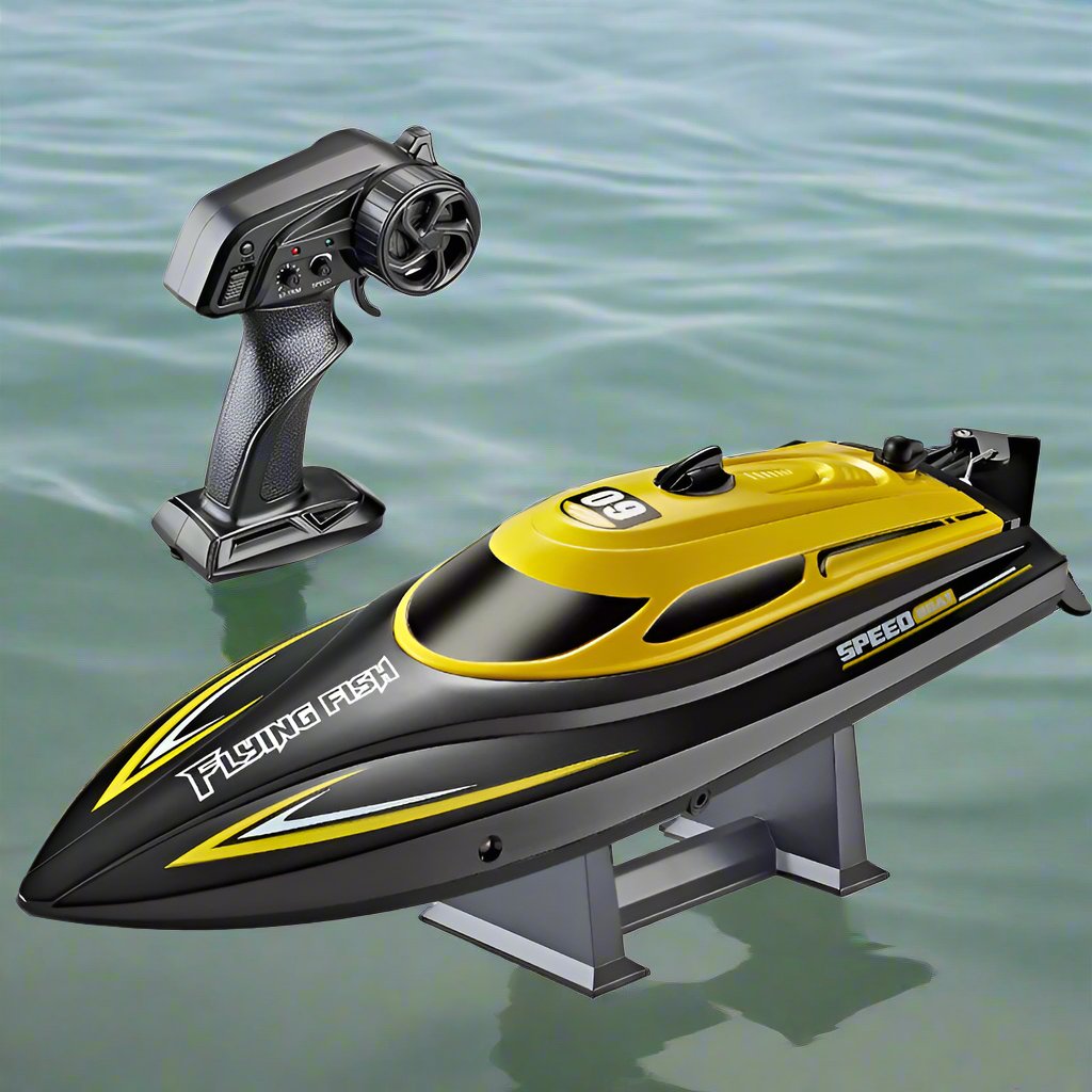 RC Boat R208 20+ MPH Fast, Remote Control Boat for Pools and Lakes, Adults and Kids, 2.4GHz RC Boat with Rechargeable Battery