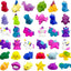 36 PCS Mochi Squishy Toys, Dinosaur Unicorn Sea Animals Stress Relief Toys, for Kids Boys Girls Party Favors Birthday Gifts