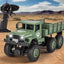 50 Minutes Playing Time RC Military Truck, 1:18 Scale Off-Road RC Vehicle, JJRC Q69 OffRroad Remote Control Car, 2.4GHz 4WD 1:18 Scale Toy Vehicle, RC Truck for Kids - Toyigo