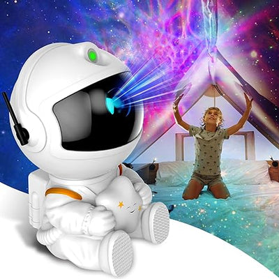 Astronaut Galaxy Projector, Star Projector Galaxy Light, Night Light for Kids, Nebula Ceiling LED Lamp, Room Dcor, with Timer and Remote, Gifts for Christmas, Valentine's Day, Birthdays