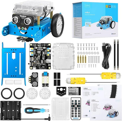 mBot STEM Toy, Programming mBot Educational Learning Kit,Introduction to Robotics Fun Ways to Learn Coding with mBot, for Kids