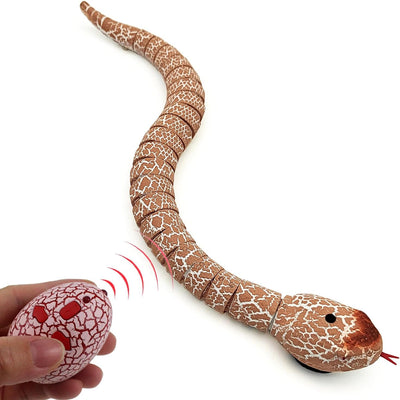 Snake IR Remote Control Toy, Realistic Snake RC Crawler, Snake Remote Control Vehicle, Remote control snake for Halloween, Scary Prank Toy For Kids - Toyigo