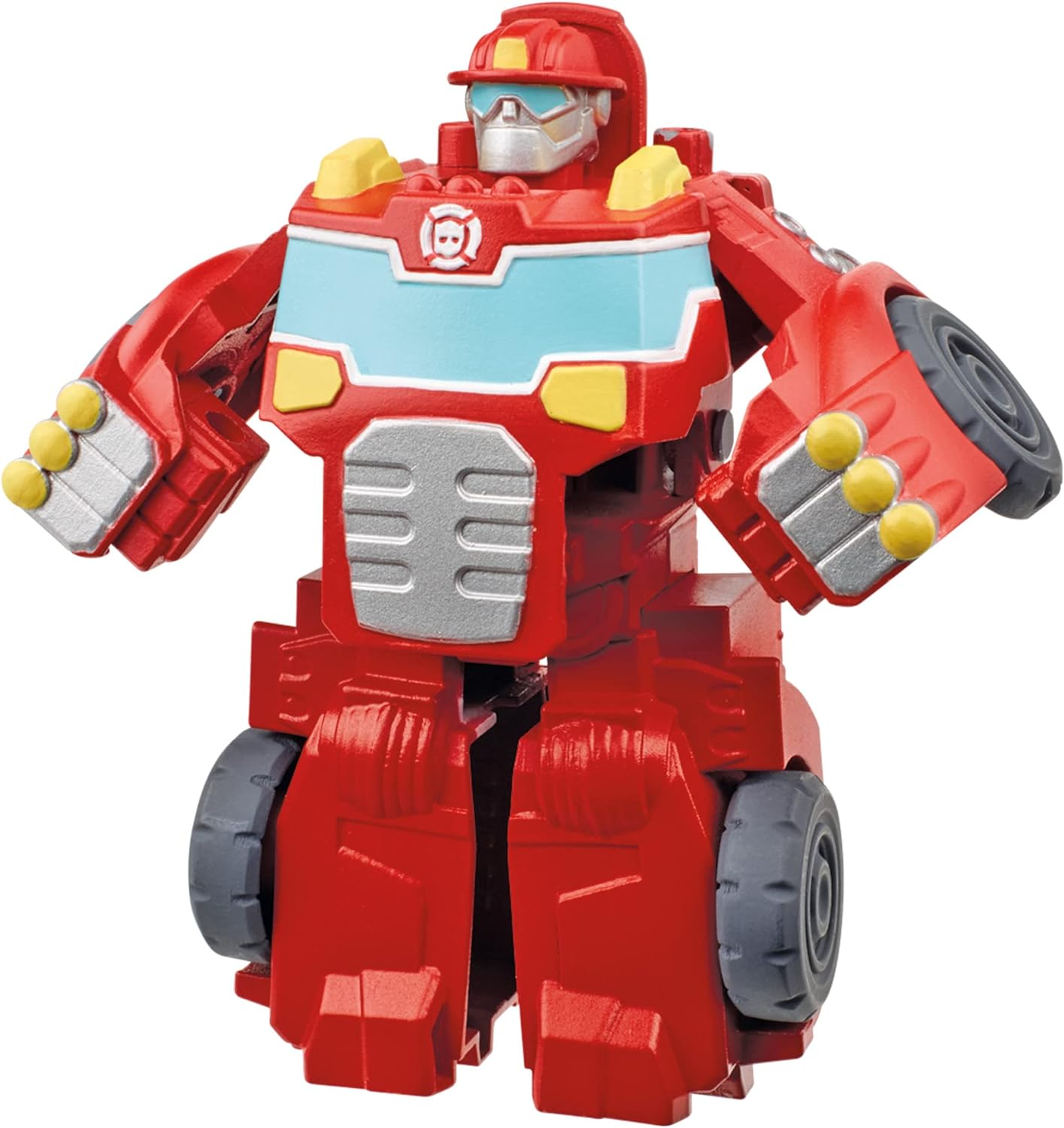 Transformers Playskool Heroes Rescue Bots,  Academy Team Heatwave The Fire-Bot Converting Toy, 4.5-Inch Action Figure, Ages 3 and Up