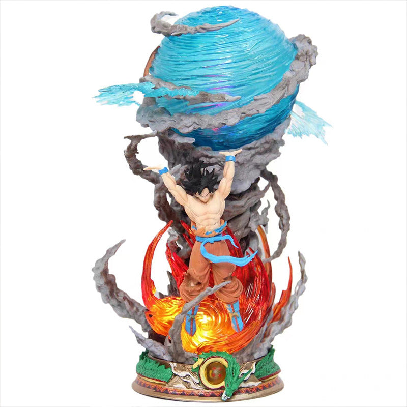 Dragon Ball GK Hunter Series, Super Spirit Bomb Goku Model, Luminous Handmade Ornament