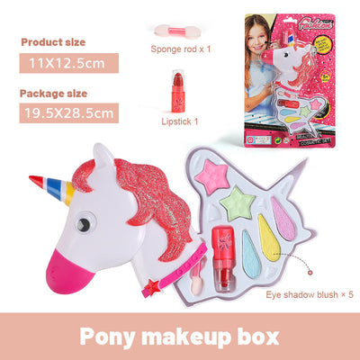 Pretend Princess Makeup Play Set for Girls, Dress-Up Toy with Play House Accessories