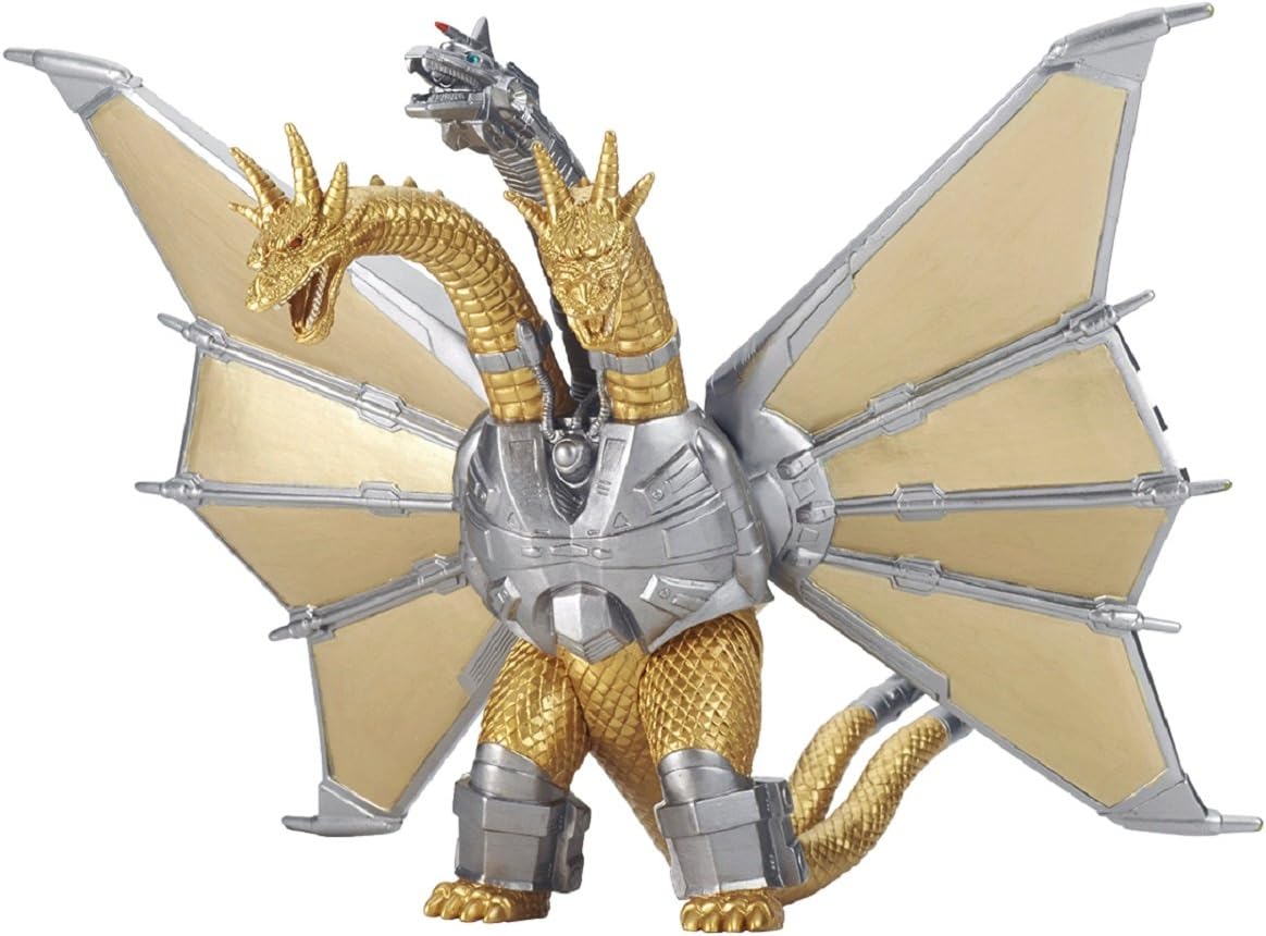 Bandai Godzilla Movie Monster Series, Mecha King Ghidorah Action Figure, Height 17cm