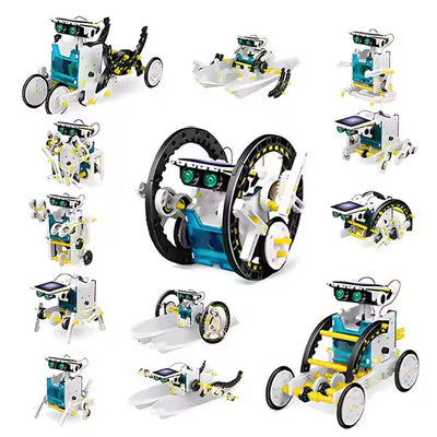 13-in-1 STEM Solar Robot Kit, Solar Robot Space Toys Building Science Kits, Educational Learning Science Building Toys, DIY Educational Science Kits Gift for Kids Ages 8-12