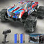 RC Cars, Best Toys Racing Car Gifts, High Speed 2.4 GHz All Terrain Remote Control Monster Truck with 2 Batteries for 40 Min Play for Boys Girls Kids Beginners - Toyigo