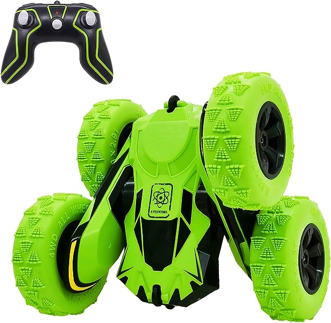 RC Stunt Cars, Remote Control Car Double-Sided Driving 360-degree Flips Rotating Car Toy - Toyigo