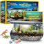 Light Up Terrarium Kit for Kids, Build a Dinosaur Habitat with Real Plants & Fossils, Science Kit, Dinosaur Toys for Kids - Toyigo