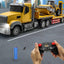 RC Semi Truck with Trailer Toy, 1:24 RC Semi-trailer Engineering Tractor With Sound And Lights, 1:24 RC Semi-trailer Engineering Tractor With Sound And Lights, Construction Vehicles For Kids - Toyigo