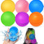 Reusable Water Balloons, Water Ball for Beach Toys, Summer Toys, Easy Quick Fill & Self-Sealing Water Bombs, Soft Silicone Water Splash Ball,  for Kids