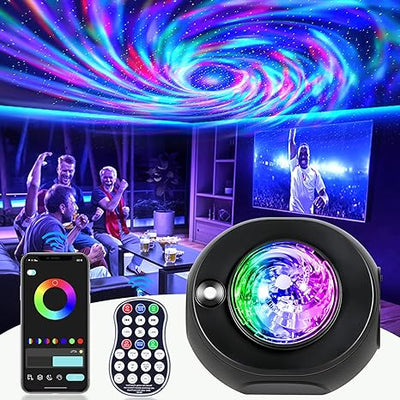 Star Projector Galaxy Projector, Dad Birthday Gift Kids Bedroom Dcor Night Light with Remote Nebula Starry Light Projector Ceiling Stars Aurora Borealis Light Projector