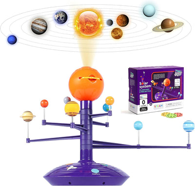 Solar System Model Kit, 8 Planets for Kids Solar System Toys 3-5, Talking Solar System Project Kit  for Kids