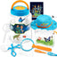 Bug Catcher Nature Exploration Set, Includes Habitat Bucket, Critter Box, Activity Booklet, Butterfly Net, Magnifier, Tweezer, Pipette, Bug Tong, and Exploration Hat Bug Catching Kids 3+ - Toyigo