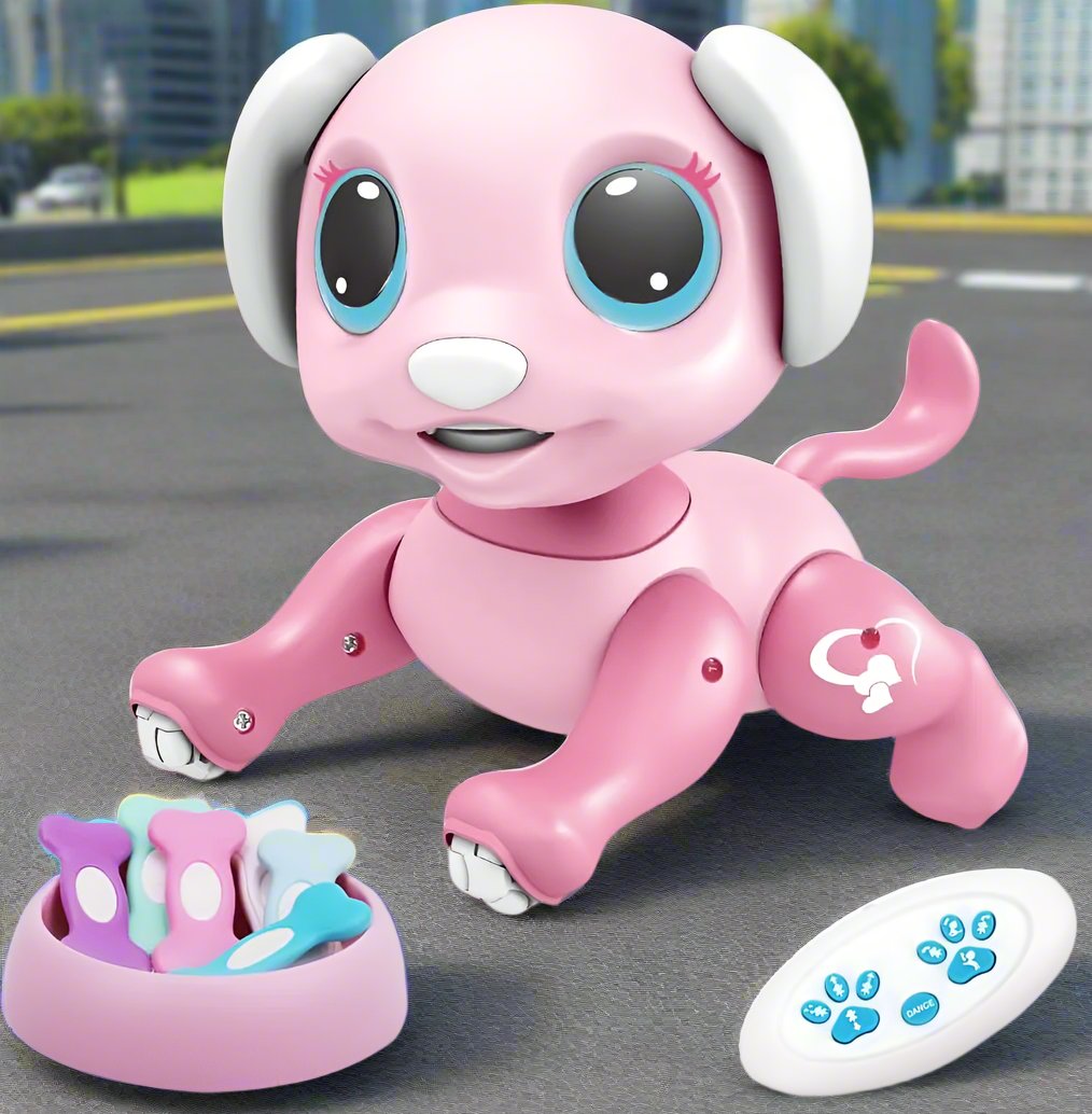 Gesture Remote Control Dog, Smart Puppy Gesture Sensing Toy, Robot Pet Walks Barks Interactive with Toddler, STEM Play for 3 4 5 6 7 8 Years Old Girl Best Christmas Holiday Birthday Gifts for Kids