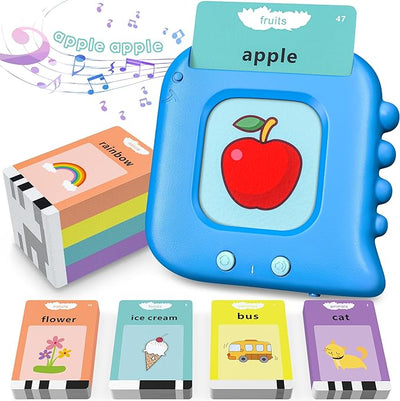 Kids Toddler Talking Flash Cards with 224 Sight Words, Montessori Toys, Speech Therapy, Autism Sensory Toys, Learning Educational Gifts for Age 1 2 3 4 5 Years Old Boys and Girls - Toyigo