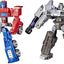 Transformers Toys Heroes and Villains Optimus Prime and Megaton 2-Pack Action Figures - for Kids Ages 6 and Up, 7-inch