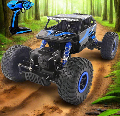 Monster Truck, 2.4Ghz 4WD All Terrain RC Rock Crawler, Electric Radio Control Cars Off Road RC Monster Trucks Boys Girls for Kids Toys - Toyigo