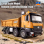 1:14 Alloy RC Dump Truck – 12CH Large 8-Wheel Heavy Construction Transport Vehicle