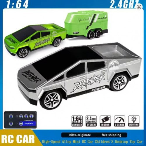 RC 1:64 Off-Road Monster Truck – Mini Alloy Remote Control Climbing Car | Electric RC Toy Vehicle for Kids | Durable Off-Road Children’s Gift