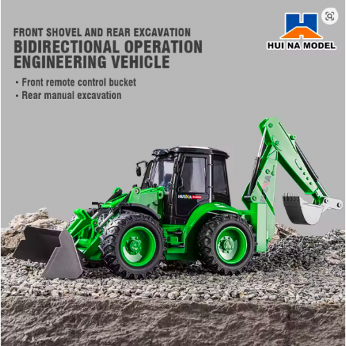 1:14 RC Forklift Excavator Truck – 2-Way Remote Control Engineering Vehicle Toy for Kids
