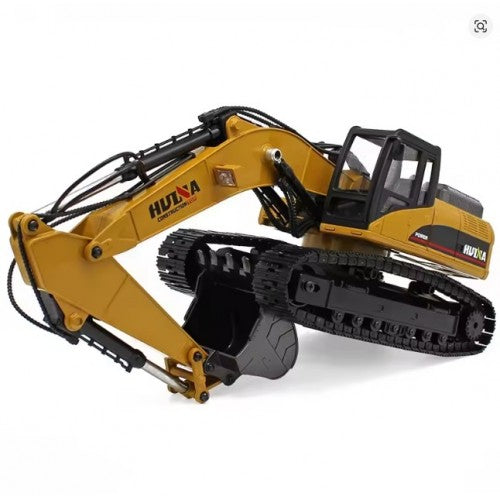 1:14 Full-Scale Large Alloy Electric Excavator Digging Remote Control Engineering Vehicle Model