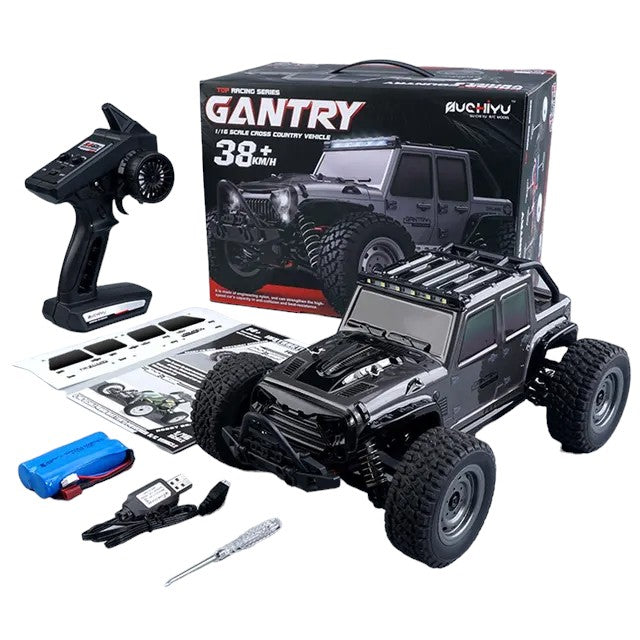 RC Trucks Cars, 2.4G Radio Remote Control Cars, Buggy Off-Road Control Trucks, 4WD RC Car With Led Lights, Boys Toys for Children 1:16 50Km/h - Toyigo