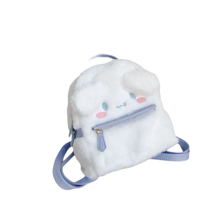 Cute Furry Plush, Kawaii Plush, Cinnamoroll-Dog Backpack, Melody Bag Big-eared Dog Plush Toy Mini Girls Backpacks for Kids - Toyigo