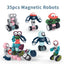 Magnetic robots blocks set for kids stacking robot toys For Girls And Boys Age (3-9)