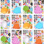 24 PCS 6 x 9 Make-a-face Sticker Sheets, Make Your Own Animal Dinosaur and Match Sticker Sheets with Dinosaur and Fantasy Animals Kids Party Favor Supplies Craft  for Kids