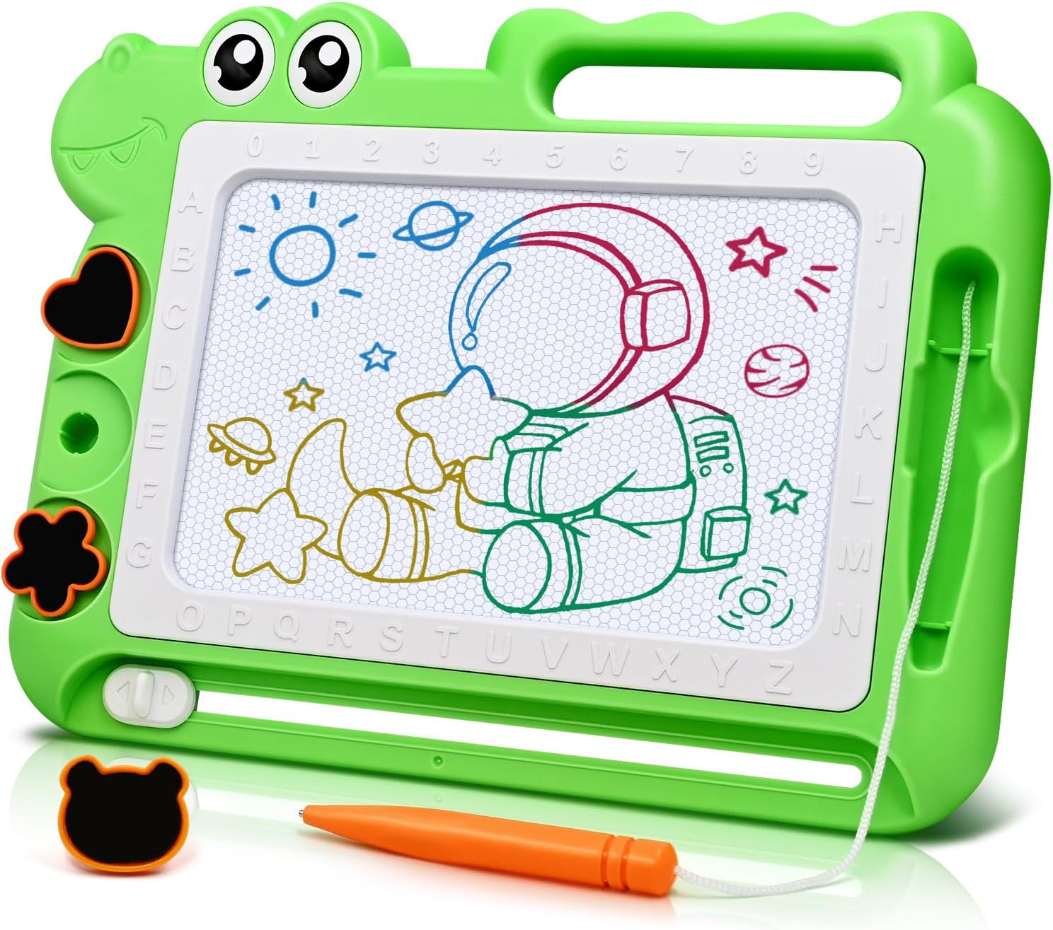 Magnetic Drawing Board, Toddler Toys, Travel Size Doodle Pad, Erasable Sketching Pad, Writing Pad for Kids, Educational Learning Kids Toys, Sketching Writing Pad for Kids in Car, Gift for 3-5 Year Old Girls Boys - Toyigo