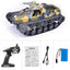 RC Tank Car, 1/12 Scale Remote Control Tank, 2.4GHz RC Tank for Kids, Remote Control Rechargeable Tank, 360ø Rotating Vehicle, Gifts for Boys Girls Teens - Toyigo