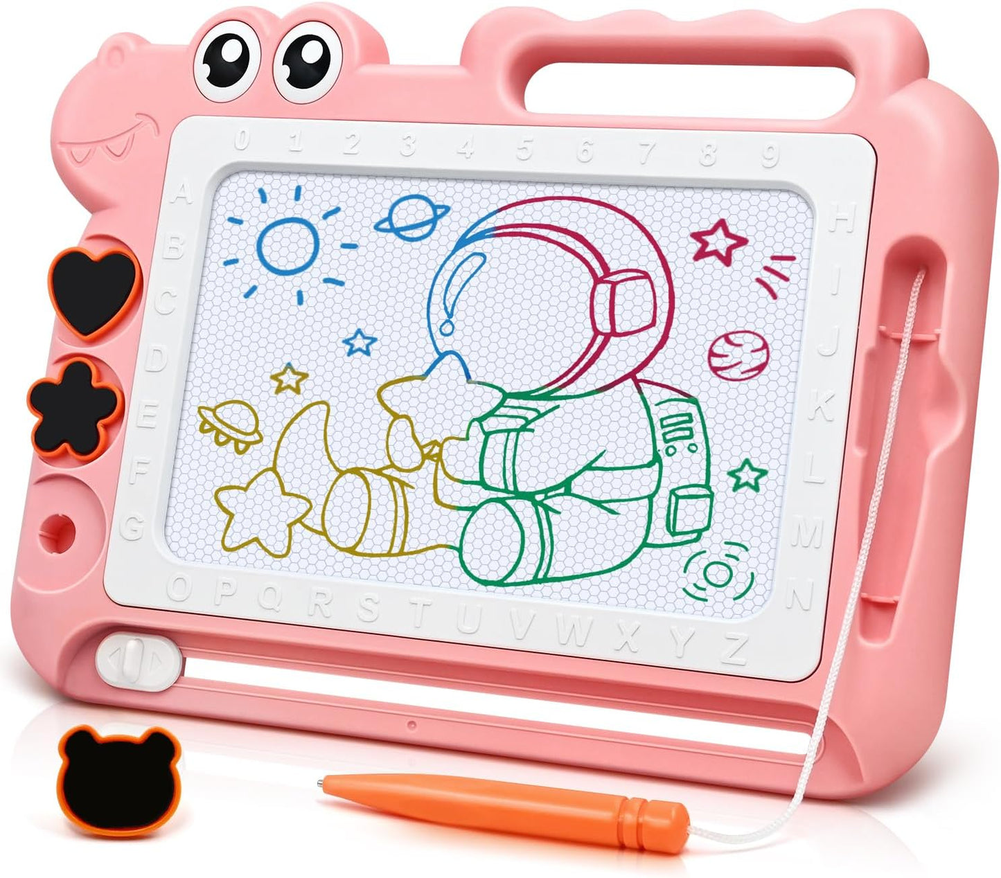 Magnetic Drawing Board, Toddler Toys, Travel Size Doodle Pad, Erasable Sketching Pad, Writing Pad for Kids, Educational Learning Kids Toys, Sketching Writing Pad for Kids in Car, Gift for 3-5 Year Old Girls Boys - Toyigo