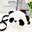 Smart Panda Soft Plush, Crossbody Panda Backpacks, Panda Shoulder Bag, Kawaii Purse Fur Material Trendy Purses Girl Wallet Stuffed Animals Toy for Kids Adults - Toyigo