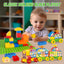 Building Blocks for Toddlers 2-4 Years, Big Classic Building Bricks with A Baseplate, 155 Pieces Large Blocks, Compatible with All Major Brands