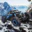 Remote Control Car, 2.4Ghz 4WD All Terrain RC,  Rock Crawler Monster Truck With 2 Batteries, Remote Control Car for Kids Boys, Blue - Toyigo