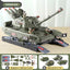 Toy Electric Plastic Tank Models with Light Up and Sound - Mini Military Tank