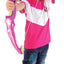 Kids Bow & Arrow Toy, Princess Basic Archery Set Outdoor Hunting Game with 3 Suction Cup Arrows, Target & Quiver, Pink,includes 1 x luminous bow