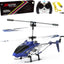 RC Helicopter, S107G 3 Channel, RC Helicopter with Gyro, Blue - Toyigo