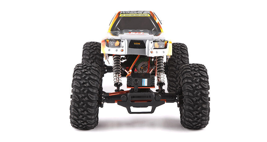 Toys 2.4G Waterproof Electric 1:10 Scale 4WD RC Rock Climbing Car Crawler Truck with Dual Front and Rear Steering Function