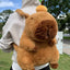 Capybara Plush Backpack, Kawaii Fashion Plushie Doll, Mini Knapsack Bags, Capybara Stuffed Animals Shoulder  Backpacks Lifelike Gifts For Girlfriend - Toyigo