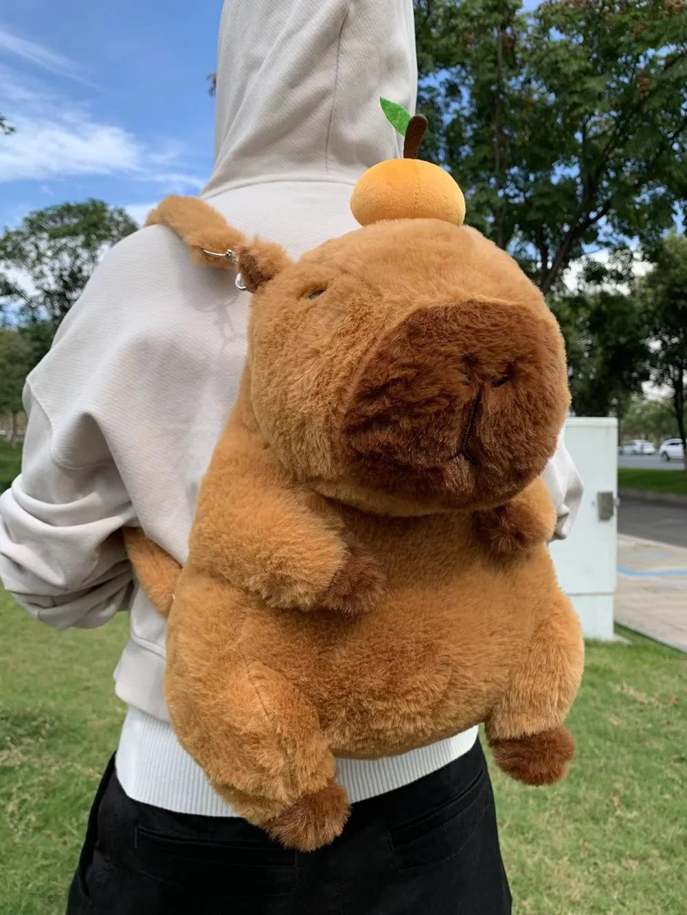 Capybara Plush Backpack, Kawaii Fashion Plushie Doll, Mini Knapsack Bags, Capybara Stuffed Animals Shoulder  Backpacks Lifelike Gifts For Girlfriend - Toyigo